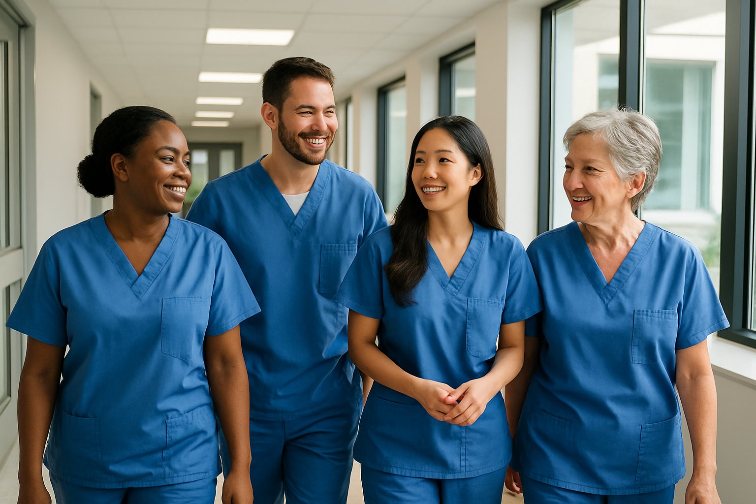 Pflegeteam bei der Arbeit