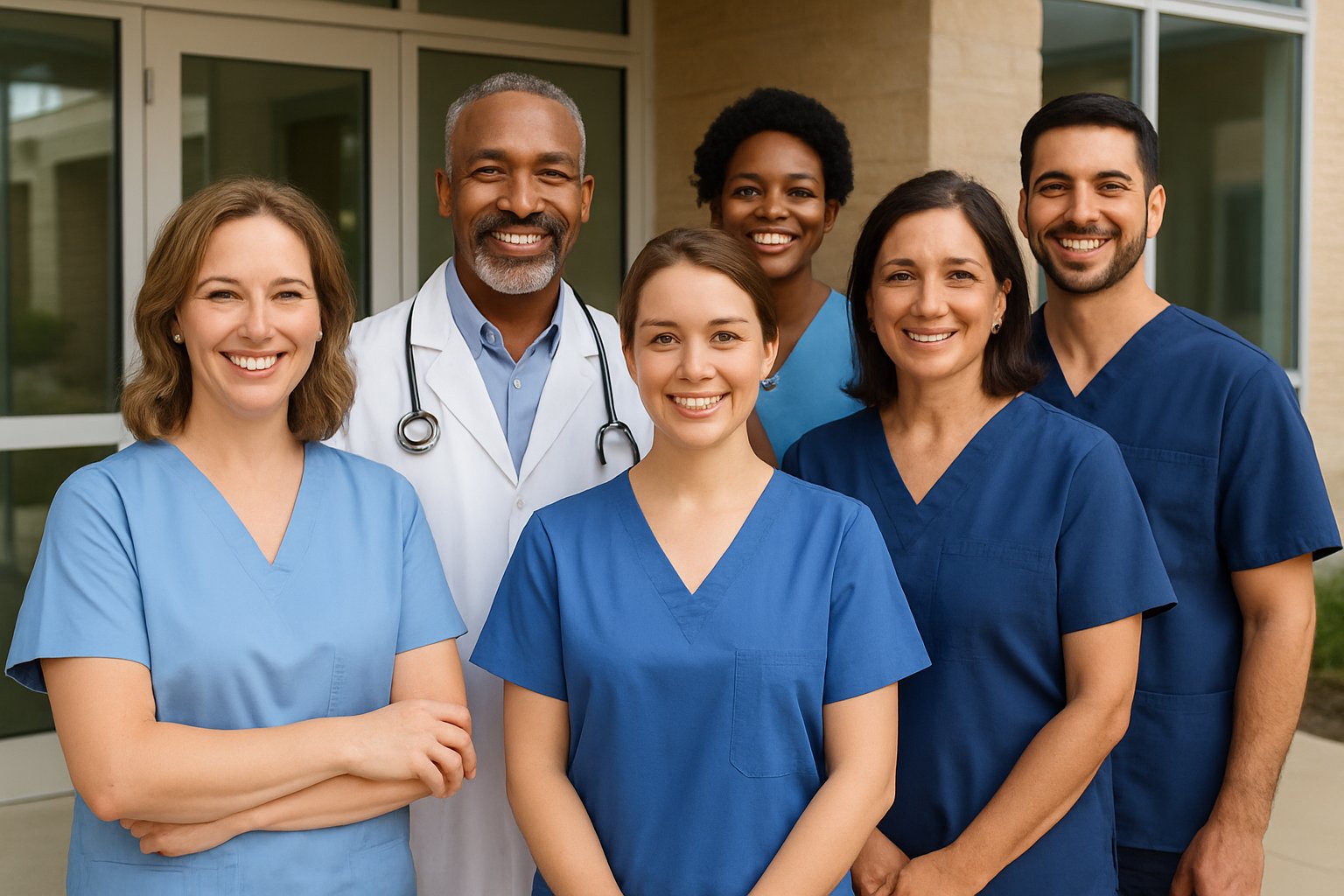 Das Team von Sana Pflege mit Herz